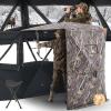 VEVOR Hunting Blind，See Through Ground Blinds with Carrying Bag, 360 Degree Portable Camouflage Tent，Durable Concealed Shelter with Silent Side Door and Window, for Turkey and Deer(2-3 Person（Thermal）)