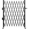 VEVOR Hx12’W Double 12’W Folding Security Gate, 6-1/2′ H x 12′ W, Black, 78 Sq Ft(51.57 x 75 in/4.3 x 6.2 ft)