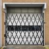 VEVOR Hx12’W Double 12’W Folding Security Gate, 6-1/2′ H x 12′ W, Black, 78 Sq Ft(87” H x 85” W)