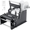 VEVOR Manual Round Labeling Machine, 15-20pcs/min, Applicator for Round Bottles, Adjustable for 0.78-4.72 inch Diameter (with Pressing Bar)(Round Labeling)
