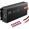 VEVOR Modified Sine Wave Inverter, 1500W, DC 12V to AC 120V Power Inverter with 2 AC Outlets 2 USB Port 1 Type-C Port 6 Spare Fuses, for Small Home Devices Like Smartphone Laptop, CE FCC Certified(3000 Watt)