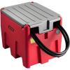 VEVOR New Portable Diesel Tank, 58 Gallon Capacity & 10 GPM Flow Rate, Diesel Fuel Tank with 12V Electric Transfer Pump and 13.1ft Rubber Hose, PE Diesel Transfer Tank for Easy Fuel Transportation(Red)