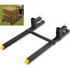 VEVOR Pallet Forks, 2000 Lbs Clamp on Pallet Forks 43″ Total Length, Tractor Bucket Forks with Adjustable Stabilizer Bar, Heavy Duty Pallet Forks for Tractor Attachments, Skid Steer, Loader Bucket