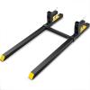 VEVOR Pallet Forks, 2000 lbs Clamp on Pallet Forks, 60″ Total Length Heavy Duty Pallet Forks with Adjustable Stabilizer Bar, Tractor Bucket Forks for Tractor Attachments, Skid Steer, Loader Bucket(60 inch)