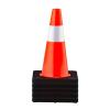 VEVOR Safety Cones, 6 Pack 36″ Traffic Cones, PVC Orange Construction Cones with Reflective Collars and Black Weighted Base, for Traffic Control, Driveway Road Parking and School Improvement(18″H(5Pack))
