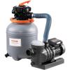VEVOR Sand Filter Pump for Above Ground Pool, 12 in, 3000 GPH, 1/2 HP Swimming Pool Sand Filter Pump System, Krystal Clear with 6-Way Multi-Port Valve & Strainer Basket, Easy Installation for Pools