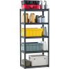 VEVOR Storage Shelves, 3000 lbs, 5 Tier Garage Storage Shelving, 18″ D x 48″ W x 78″ H Adjustable Metal Shelves for Garage Shelves Utility Rack Shelf, Ideal for Kitchen, Warehouse, Basement, Black(18″ D x 32″ W x 72″ H)