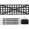 VEVOR Tailgate Net for Truck Bed, 54 in x 18 in, Cargo Net Durable with 4 Adjustable Buckle Straps, Cross-Reinforced Design, Extendable & Durable, Suitable for Truck, Trailer, Pickup, Boat, Jeep, SUV(54 in x 18 in)