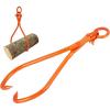 VEVOR Timber Claw Hook, 28 inch 4 Claw Log Grapple Logging Tongs, Swivel Steel Log Lifting Tongs 31″ Max Opening, Eagle Claws with 2205LBS/1000kg Loading Capacity for Tractors, ATVs, Trucks, Forklifts(32in-O-Ring)