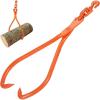 VEVOR Timber Claw Hook, 28 inch 4 Claw Log Grapple Logging Tongs, Swivel Steel Log Lifting Tongs 31″ Max Opening, Eagle Claws with 2205LBS/1000kg Loading Capacity for Tractors, ATVs, Trucks, Forklifts(32in-Swivel)