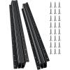 VEVOR Undermount Heavy Duty Drawer Slides, 16 24 32 40 Inch 260 lb Load Capacity Full Extension Ball Bearing Under Stair Cabinet Rails, Bottom Stair Cabinet Glides Track Runners(16inch, Black)(32 Inch)