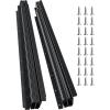 VEVOR Undermount Heavy Duty Drawer Slides, 16 24 32 40 Inch 260 lb Load Capacity Full Extension Ball Bearing Under Stair Cabinet Rails, Bottom Stair Cabinet Glides Track Runners(16inch, Black)(40 Inch)