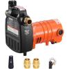 VEVOR Water Transfer Pump 12V, Battery Powered Utility Pump 360 GPH, 1/10HP Portable Electric Water Pump with Switch, 6 ft Suction Hose Kit, For Water Removal, Nonsubmersible(115V AC Cast Iron)