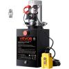 Vevor Hydraulic Pump 15 Quart Hydraulic Motor Hydraulic Lift Single Phase Car Lift 3450 RPM Dump Trailer 208-230 Volt Portable Car Lift 2 Horsepower Auto Lift Vehicle Lift Portable Power Press(12 Quart)