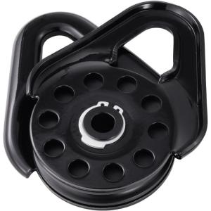 VEVOR 14.5 Ton Snatch Block for Winch Recovery, Heavy Duty 32,000 lbs Break Strength, Work with 3/8 inch Rope, Compact Offroad Recovery Accessory for Towing & Recovery on Truck, Tractor, ATV & UTV(Black)