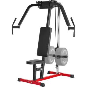 VEVOR Chest Press Machine, Bench Press Set, Adjustable Flat Incline Bench with Independent Converging Arms, Upper Chest Equipment, Fitness Home Gym Equipment Chest(Seated Press-Alternating Lateral)
