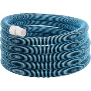 VEVOR Discharge Hose, 1-1/2″ x 100′, PVC Fabric Lay Flat Hose, Heavy Duty Backwash Drain Hose with Clamps, Weather-proof & Burst-proof, Ideal for Swimming Pool & Water Transfer, Blue(01 1.5″ x30′)