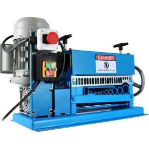 VEVOR Electric Wire Stripping Machine, 0.06”-1.57” Automatic Wire Stripper Machine, 750 W, 98 ft/min Wire Stripper with Visible Stripping Depth Reference, 10 Channels Electric Wire Strip Machine(Electric 370W)