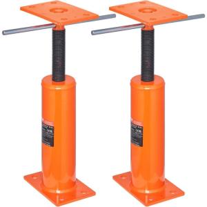 VEVOR House Floor Jack, 54″-150″ Height Range, 11200 lbs Max Load Capacity, Adjustable Support Beam Basement Jack Post Pole for Leveling, Lift Support Steel Telescoping Jack for Temporary Support(12″-16″-2PCS)