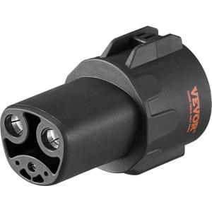 VEVOR J1772 to Tesla Charger Adapter, 80 Amp 240V AC, SAE J1772 EV Charging Adapter to Tesla Plug, with Storage Bag Anti-Drop Lock IP65 Compatible with Tesla Model 3, Y, S, X(J1772 to Tesla  80A)