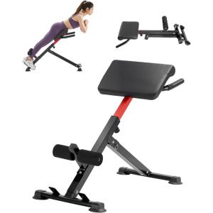 VEVOR Multi-Functional Weight Bench for Full Body Workout, Roman Chair Hyperextension Bench, Adjustable & Foldable Equipment for Back Arm Core Ab Workout, Sit Up Exercise Machine for Home Gym(Hyperextension Bench 250LB)
