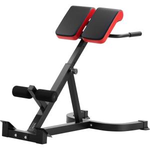 VEVOR Roman Chair Hyperextension Bench, 300 lbs Adjustable Extension Machine, Multi-Function Exercise Equipment for Glute, Hamstring, Lower Back, and Ab Workout, Fitness Weight Bench for Home Gym