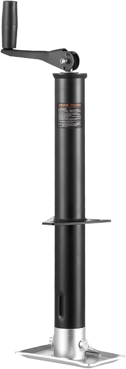image:imageVEVOR 5000 lbs AFrame Trailer Jack 15 Vertical Travel Adjustable Drop Leg for Horse Utility Yacht Trailers2000 lbs 1334 inch Stroke