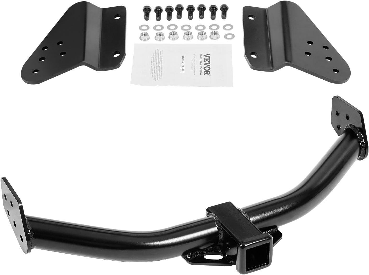image:imageVEVOR Class 3 Trailer Hitch 2Inch Receiver Compatible with 20112021 Jeep Grand Cherokee Q345B Steel Tube Frame MultiFit Hitch to Receive Ball Mount Cargo Carrier Bike Rack Tow Hook Black20112021 Jeep Grand Cherokee