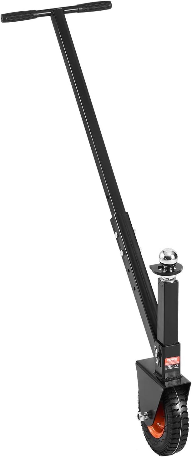 image:imageVEVOR Trailer Dolly 300lbs Tongue Weight Capacity 165 inch and 22 inch Height Adjustable Trailer Dolly with 178 inch and 2 inch Balls 85 inch Pneumatic Rubber Tire for Moving RV300lbs