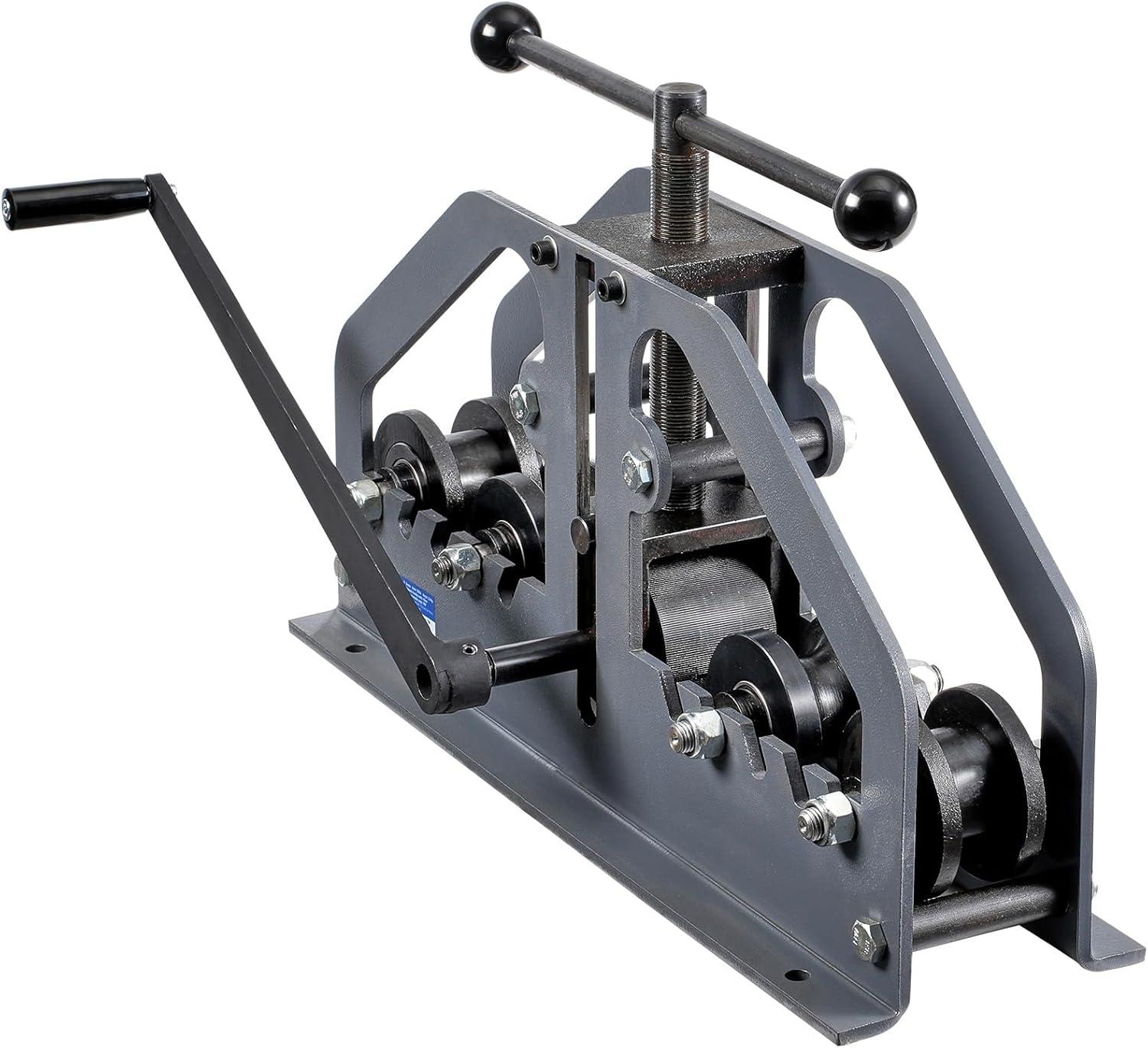image:imageVEVOR Tube Roller Bender Max 112 Manual Tube Pipe Roller Bender with 6 Dies 360 Copper Aluminum Pipe Bending Tool for Square Round Tube amp Flat Bar Ideal for HVAC Air Conditioning Auto RepairCopper Aluminum Pipe Bender
