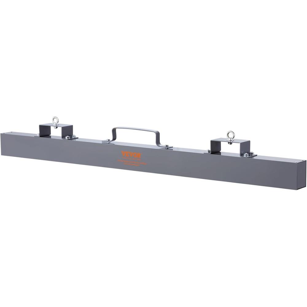 image:imageVEVOR Hanging Magnetic Sweeper Pickup Tool120lbs Nail HangType Magnetic Forklift SweeperIndustrial Grade Magnets Steel Material Hunting Accessories for Picking Up Nails Bolts Iron Chips Metals60 Inch93lbs