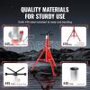 Pipe Jack Stand Robust Steel Heavy-Duty Construction | Adjustable Height Range | Folding & Portable Design | Secure Stability | Versatile Applications