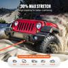 VEVOR 1″ x 30′ Kinetic Recovery Tow Rope 38,000 lbs, Heavy-Duty Off Road Snatch Strap, Extreme Duty 30% Elasticity Energy Snatch Strap for Jeep Car Truck ATV UTV SUV Tractor(Orange)