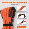 VEVOR 1″ x 30′ Kinetic Recovery Tow Rope 38,000 lbs, Heavy-Duty Off Road Snatch Strap, Extreme Duty 30% Elasticity Energy Snatch Strap for Jeep Car Truck ATV UTV SUV Tractor(Orange)