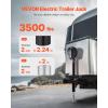 VEVOR 3500 lbs Electric Trailer Jack, Heavy Duty RV Electric Power Tongue Jack with 2 Way Connector, Memory Function, Crank Handle & Weatherproof Jack Cover, 9.5″-26.3″ Lift, for Trailers & Campers