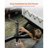 VEVOR 5000 lbs A-Frame Trailer Jack, 15″ Vertical Travel, Adjustable Drop Leg, for Horse, Utility, Yacht Trailers(2000 lbs (13-3/4 inch Stroke))
