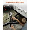 VEVOR 5000 lbs A-Frame Trailer Jack, 15″ Vertical Travel, Adjustable Drop Leg, for Horse, Utility, Yacht Trailers(5000 lbs (15 inch Stroke))