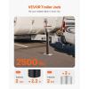 VEVOR 5000 lbs Dynamic Load Capacity, Heavy Duty Swivel Bolt-on Trailer Jack, 14.3″ Lift Trailer Jack Stand with Handle for RV, Horse, Utility, and Yacht Trailers(2500lbs)