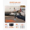 VEVOR 5000 lbs Dynamic Load Capacity, Heavy Duty Swivel Bolt-on Trailer Jack, 14.3″ Lift Trailer Jack Stand with Handle for RV, Horse, Utility, and Yacht Trailers(2000lbs)
