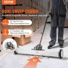 VEVOR 55Lbs Rolling Magnetic Sweeper with Wheels, 36-inch Large Magnet Pickup Lawn Sweeper with Telescoping Handle, Push-Type Magnetic Pick Up Sweeper, Easy Cleanup of Workshop Yard Garage(36-Inch-Set)
