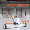 VEVOR 55Lbs Rolling Magnetic Sweeper with Wheels, 36-inch Large Magnet Pickup Lawn Sweeper with Telescoping Handle, Push-Type Magnetic Pick Up Sweeper, Easy Cleanup of Workshop Yard Garage(36-Inch-Set)