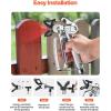 VEVOR 750W Stand Airless Paint Sprayer, 3000PSI High Efficiency Electric Airless Sprayer, Fine and Even Painting Effect, Handheld Paint Sprayers for Home Interior and Exterior Furniture and Fences(5 PCS)