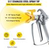 VEVOR 950W Stand Airless Paint Sprayer, 3000PSI High Efficiency Electric Airless Sprayer, Handheld Paint Sprayers for Home Interior and Exterior Furniture and Fences, Fine and Even Painting Effect(50FT Hose Kit)