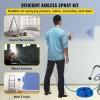 VEVOR 950W Stand Airless Paint Sprayer, 3000PSI High Efficiency Electric Airless Sprayer, Handheld Paint Sprayers for Home Interior and Exterior Furniture and Fences, Fine and Even Painting Effect(50FT Hose Kit)