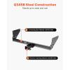 VEVOR Class 3 Trailer Hitch, 2-Inch Receiver, Compatible with 2011-2021 Jeep Grand Cherokee, Q345B Steel Tube Frame, Multi-Fit Hitch to Receive Ball Mount, Cargo Carrier, Bike Rack, Tow Hook, Black(2020-2024 Toyota RAV4)
