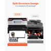 VEVOR Class 3 Trailer Hitch, 2-Inch Receiver, Compatible with 2011-2021 Jeep Grand Cherokee, Q345B Steel Tube Frame, Multi-Fit Hitch to Receive Ball Mount, Cargo Carrier, Bike Rack, Tow Hook, Black(2020-2024 Toyota RAV4)