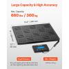VEVOR Digital Shipping Scale, 440 lbs x 1.7 oz. Heavy Duty Postal Scale with Timer, Tare Function, HD LCD Screen Portable Package Scale for Luggage, Home, Post Office, AC/DC Powered, FCC Listed(660Lbs)