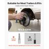 VEVOR Electric Trailer Brake Assembly, 10″ x 2-1/4″, 1 Pair Self-Adjusting Electric Brakes Kit for 3500 lbs Axle, 4-Hole Mounting, Backing Plates for Brake System Part Replacement (1 Right + 1 Left)(4 Brakes & 4 Brake Drums)