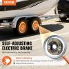 VEVOR Electric Trailer Brake Assembly, 12″ x 2″, 1 Pair Self-Adjusting Electric Brakes Kit for 7000 lbs Axle, 5-Hole Mounting, Backing Plates for Braking System Part Replacement (1 Right + 1 Left)(2 Brakes & 2 Brake Drums)