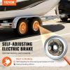 VEVOR Electric Trailer Brake Assembly, 12″ x 2″, 1 Pair Self-Adjusting Electric Brakes Kit for 7000 lbs Axle, 5-Hole Mounting, Backing Plates for Braking System Part Replacement (1 Right + 1 Left)(1 Pair Brakes)
